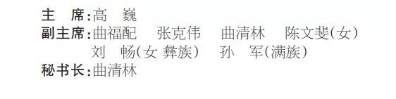 中国人民政治协商会议本溪市第十四届委员会主席、副主席、秘书长、常务委员名单